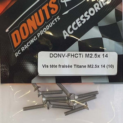 Titanium FHC Screw M2.5x 14 (10)